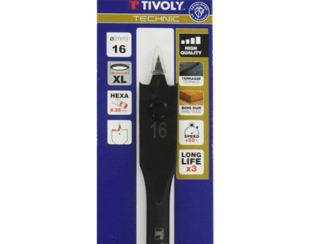 Foret TIVOLY SLR bois 16mm pour barrière SECURIPOOL