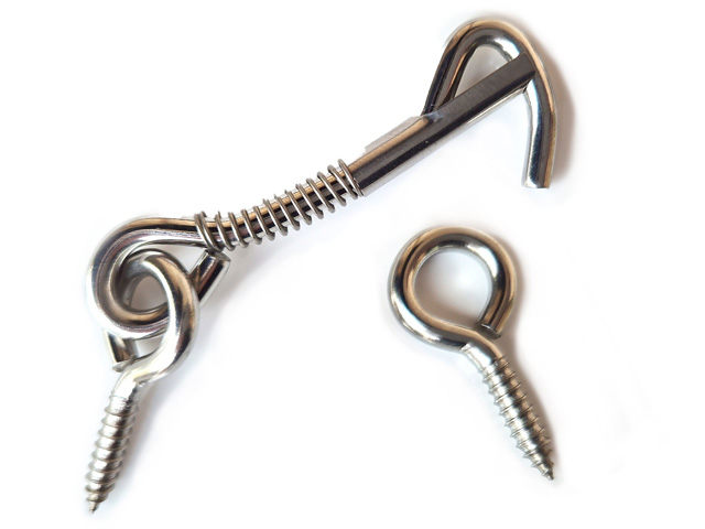 Loquet complet Inox barrière piscine SECURIPOOL