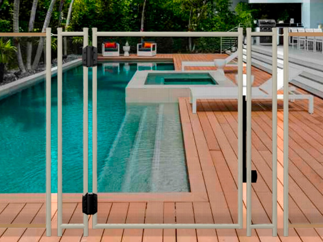 Portillon démontable AUTOMATIQUE Sable 16mm